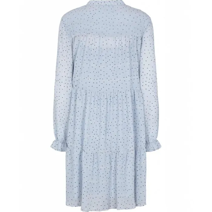 Bruuns Bazaar Dresses Womens Novas Memphis Dress Blue Mist Bruuns Bazaar Dresses Womens Novas Memphis Dress Blue Mist