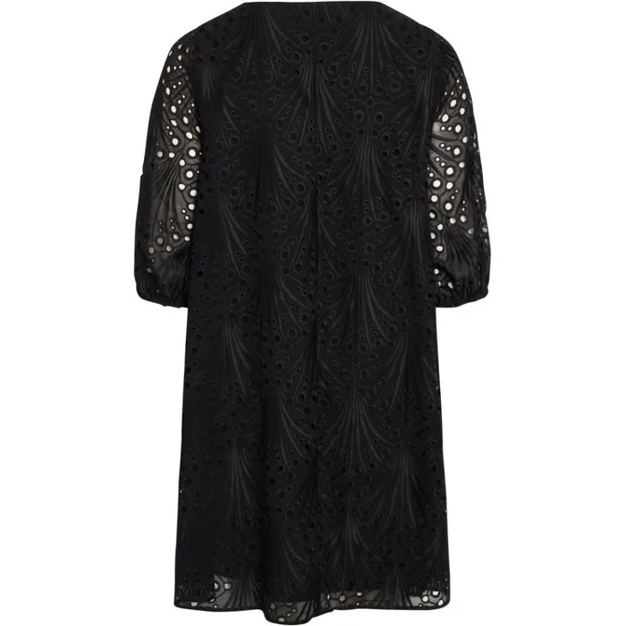 Bruuns Bazaar Dresses Womens Peacock Allure Dress Black Bruuns Bazaar Dresses Womens Peacock Allure Dress Black