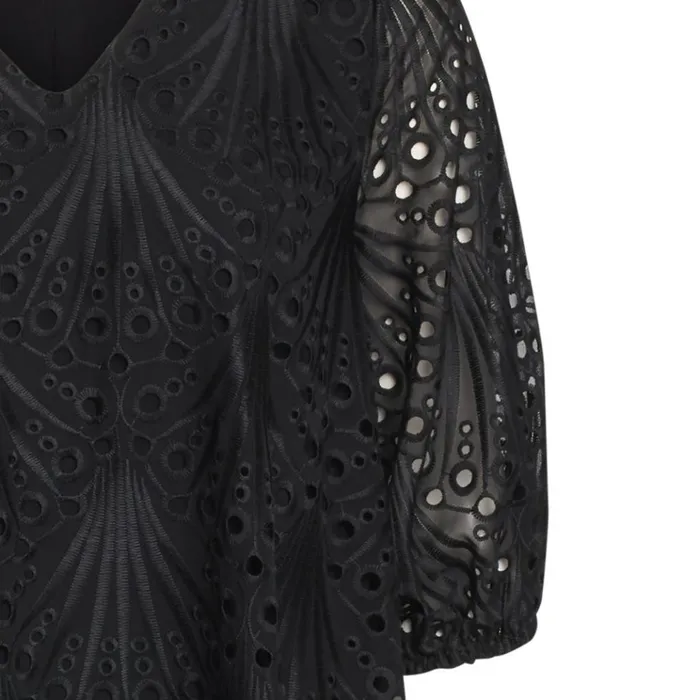 Bruuns Bazaar Dresses Womens Peacock Allure Dress Black Bruuns Bazaar Dresses Womens Peacock Allure Dress Black