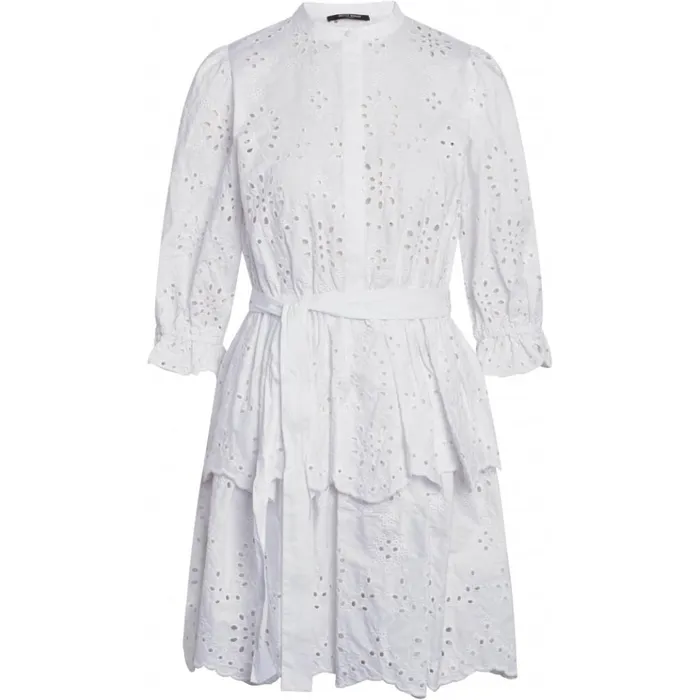 Bruuns Bazaar Dresses Womens Rosie Sinea Dress White With White