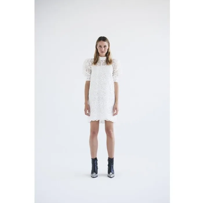 Bruuns Bazaar Dresses Womens Sienna Ysabel Dress Snow White Bruuns Bazaar Dresses Womens Sienna Ysabel Dress Snow White
