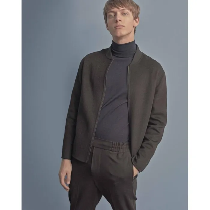 Bruuns Bazaar Knitwear Mens Charles Roll Neck Mid Grey Mel Bruuns Bazaar Knitwear Mens Charles Roll Neck Mid Grey Mel
