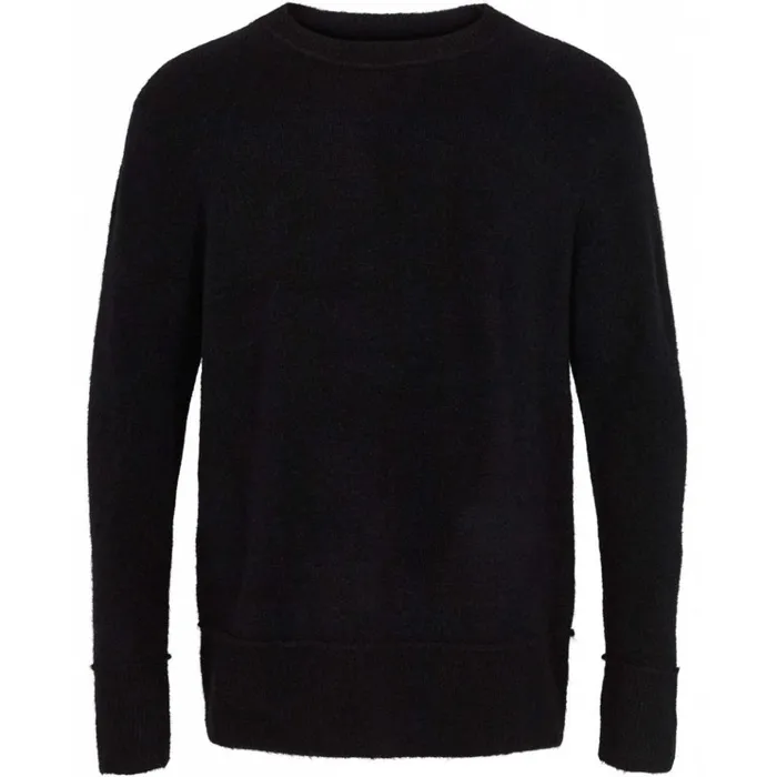 Bruuns Bazaar Knitwear Mens Chris Crew Neck Black
