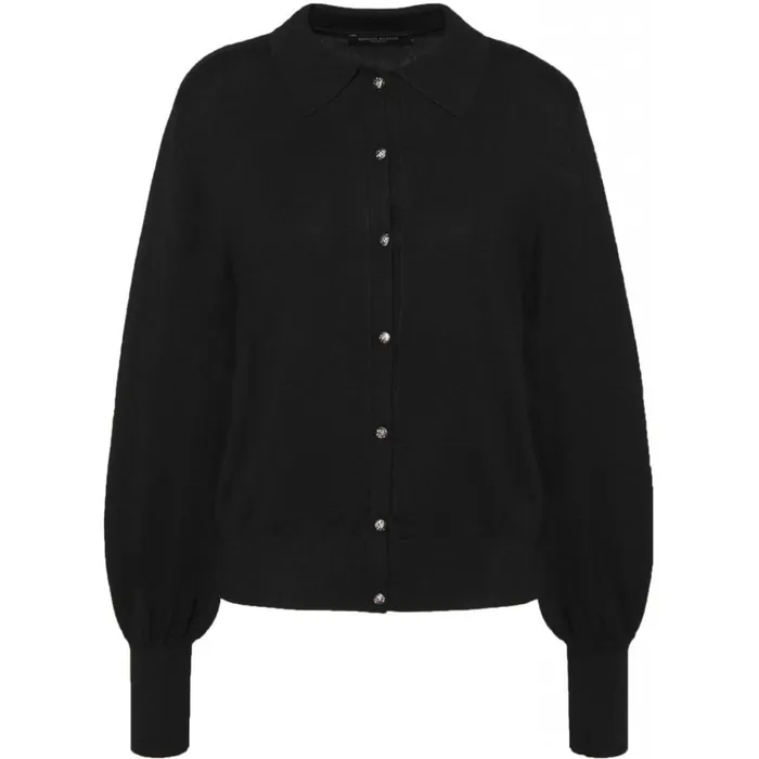 Bruuns Bazaar Knitwear Womens Anemone Prato Cardigan Black