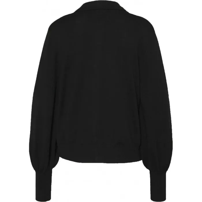 Bruuns Bazaar Knitwear Womens Anemone Prato Cardigan Black Bruuns Bazaar Knitwear Womens Anemone Prato Cardigan Black