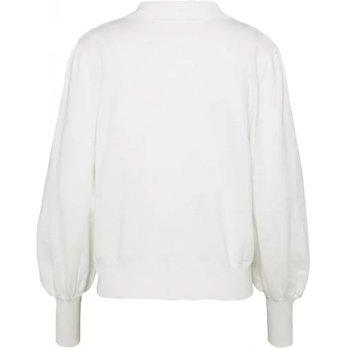 Bruuns Bazaar Knitwear Womens Anemone Prato Cardigan Snow White Bruuns Bazaar Knitwear Womens Anemone Prato Cardigan Snow White