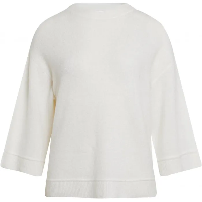 Bruuns Bazaar Knitwear Womens Halla Idah Pullover Snow White