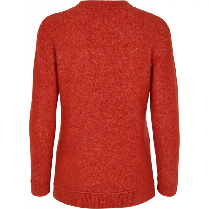 Bruuns Bazaar Knitwear Womens Holly Johanne Pullover Brick Red Bruuns Bazaar Knitwear Womens Holly Johanne Pullover Brick Red