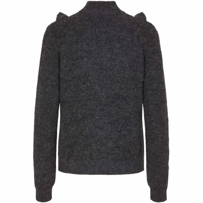Bruuns Bazaar Knitwear Womens Parisa Desire Knit Dark Grey Bruuns Bazaar Knitwear Womens Parisa Desire Knit Dark Grey