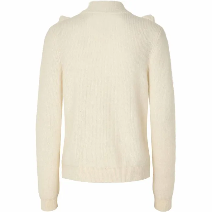 Bruuns Bazaar Knitwear Womens Parisa Desire Knit Snow White Bruuns Bazaar Knitwear Womens Parisa Desire Knit Snow White