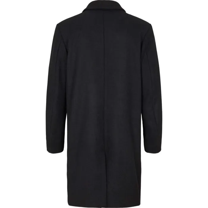 Bruuns Bazaar Outerwear Mens Aslan Mac Coat Black Bruuns Bazaar Outerwear Mens Aslan Mac Coat Black