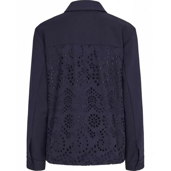 Bruuns Bazaar Outerwear Womens Abelina Camil Jacket Night Sky Bruuns Bazaar Outerwear Womens Abelina Camil Jacket Night Sky