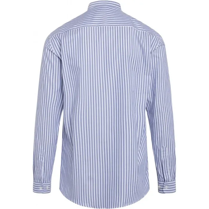 Bruuns Bazaar Shirts Mens China Stripe Shirt Bluewhite Stripe Bruuns Bazaar Shirts Mens China Stripe Shirt Bluewhite Stripe