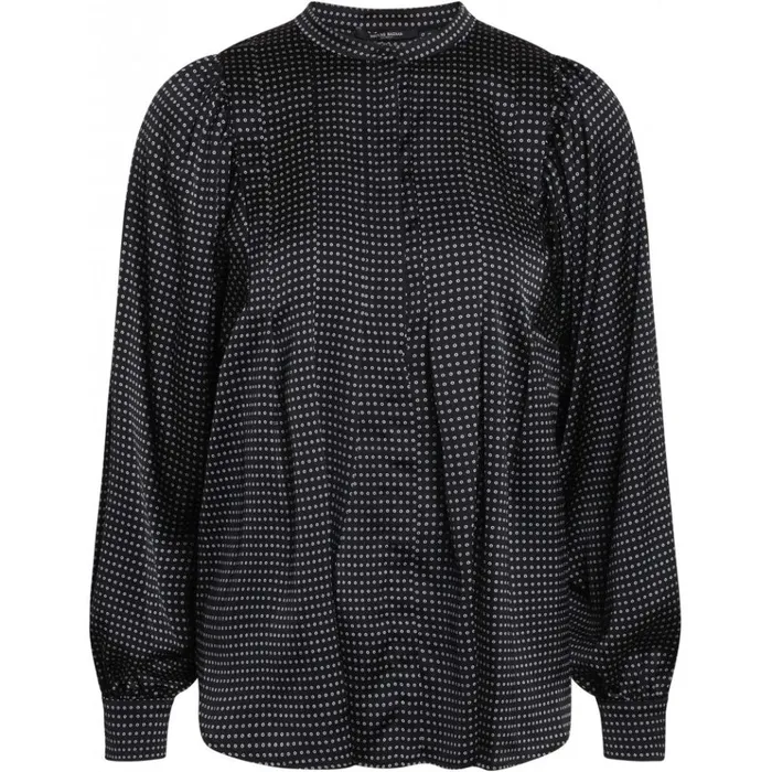 Bruuns Bazaar Shirts Womens Acacia Eadie Shirt Black Aop
