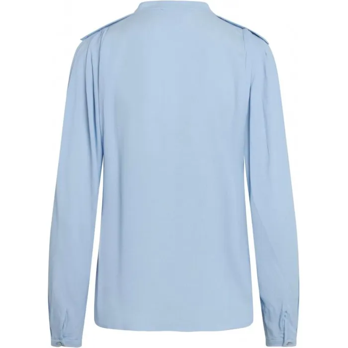 Bruuns Bazaar Shirts Womens Lilli Agnesia Shirt Sky Bruuns Bazaar Shirts Womens Lilli Agnesia Shirt Sky