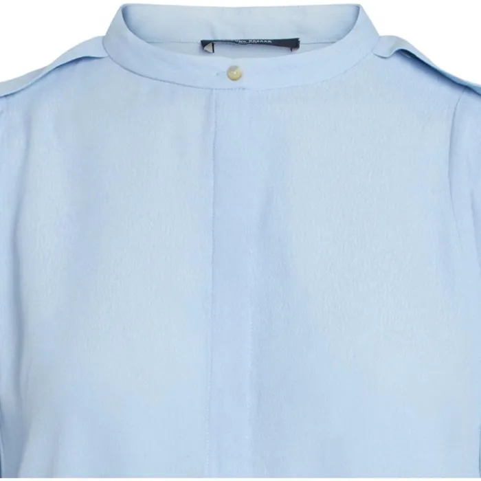 Bruuns Bazaar Shirts Womens Lilli Agnesia Shirt Sky Bruuns Bazaar Shirts Womens Lilli Agnesia Shirt Sky