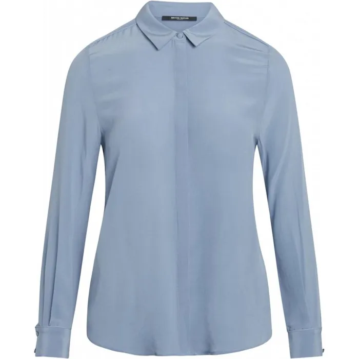 Bruuns Bazaar Shirts Womens Lillie Corinne Shirt Denim Bruuns Bazaar Shirts Womens Lillie Corinne Shirt Denim