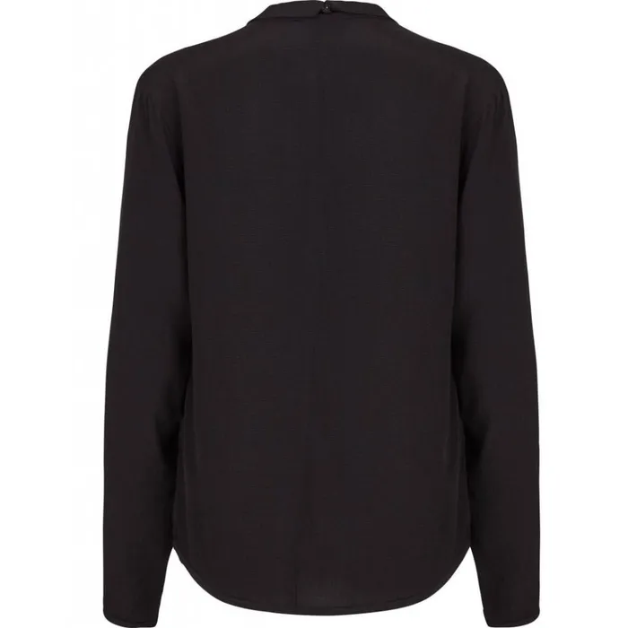 Bruuns Bazaar Shirts Womens Liva Top Black Bruuns Bazaar Shirts Womens Liva Top Black