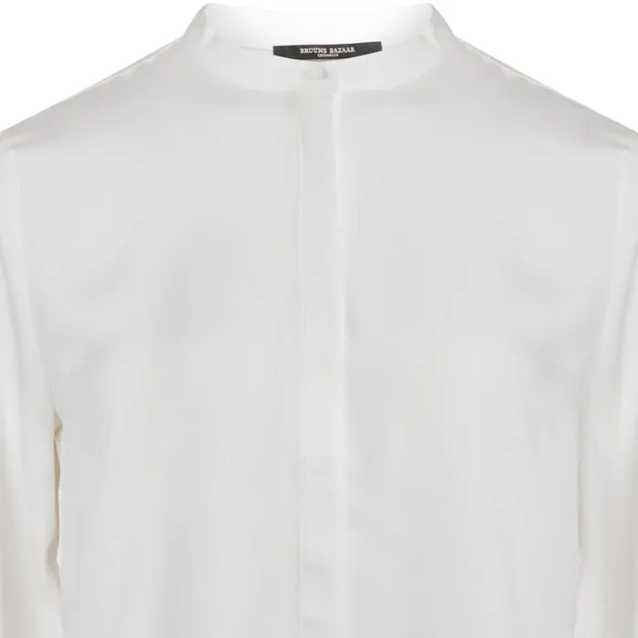 Bruuns Bazaar Shirts Womens Pralenza Maribel Shirt Snow White Bruuns Bazaar Shirts Womens Pralenza Maribel Shirt Snow White