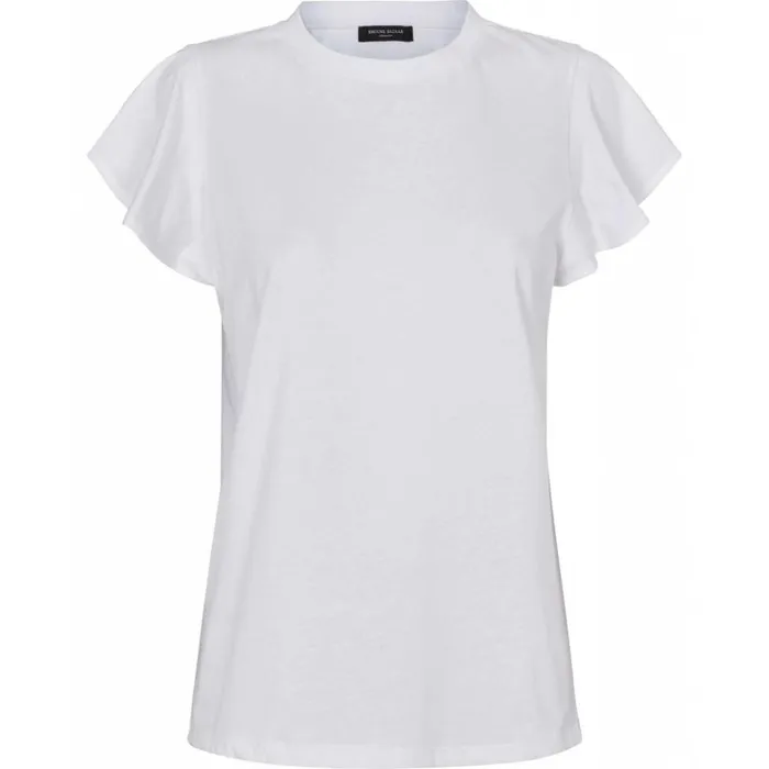 Bruuns Bazaar TShirt Womens Carla Darcia Tee Snow White