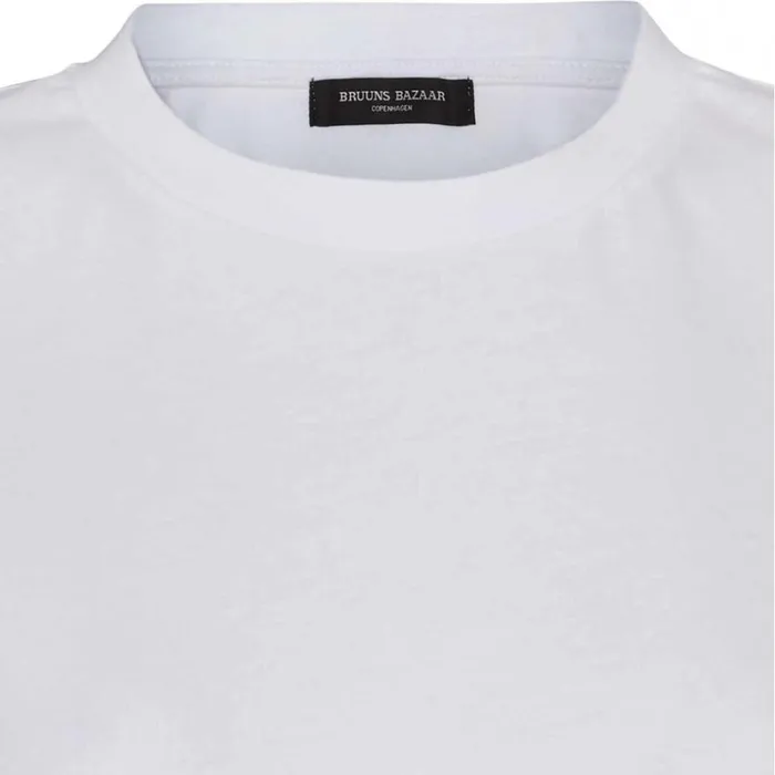 Bruuns Bazaar TShirt Womens Carla Darcia Tee Snow White Bruuns Bazaar TShirt Womens Carla Darcia Tee Snow White