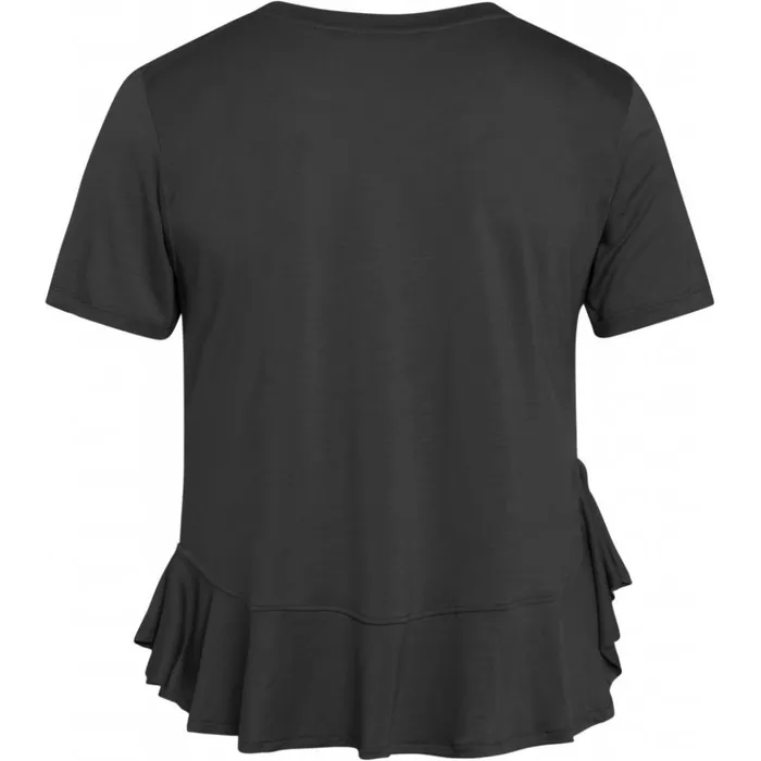 Bruuns Bazaar TShirt Womens Katka Janita Tee Black Bruuns Bazaar TShirt Womens Katka Janita Tee Black