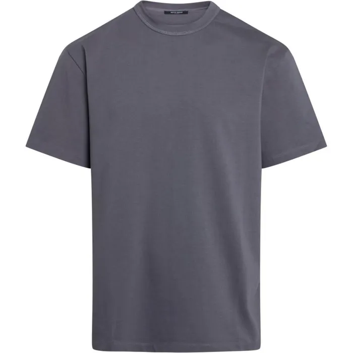 Bruuns Bazaar TShirts Mens Niels Basic Tee Grey Mist