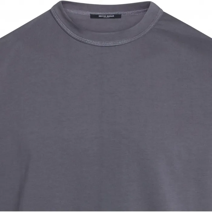 Bruuns Bazaar TShirts Mens Niels Basic Tee Grey Mist Bruuns Bazaar TShirts Mens Niels Basic Tee Grey Mist