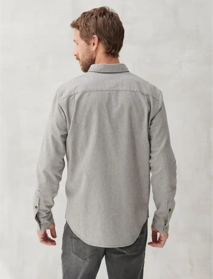 ButtonDowns Men Lucky Brand Ls Humboldt Workwear Shirt Heather Grey
