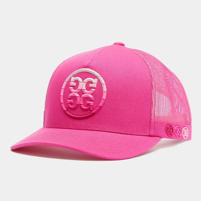 Circle G039s Ombr Cotton Twill Trucker Hat Day Glow Pink WomenGolf GFORE Hats