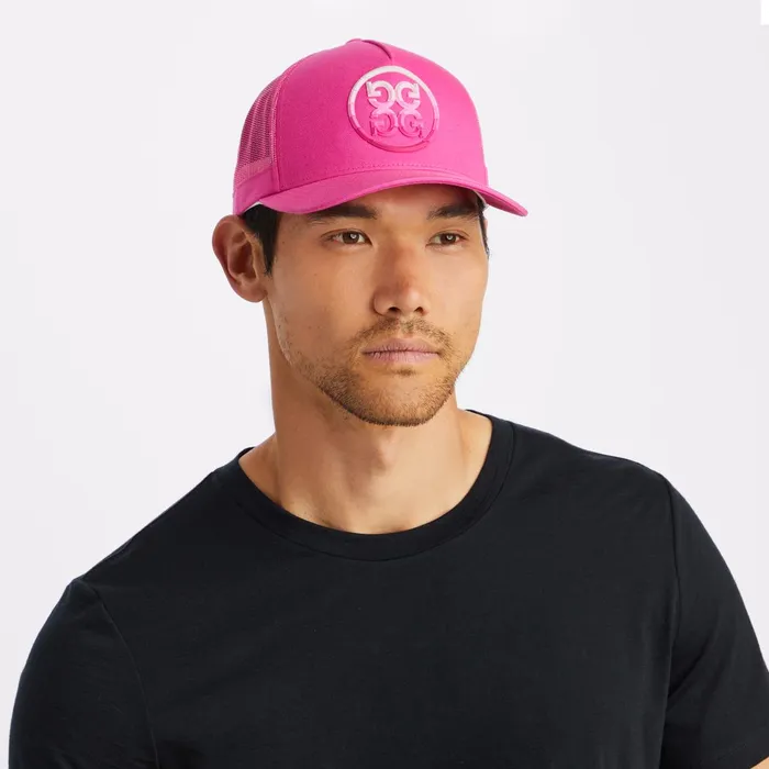 Circle G039s Ombr Cotton Twill Trucker Hat Day Glow Pink WomenGolf GFORE Hats