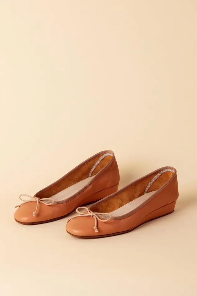 COLINE Ballerinas Nappa Nude Women Rouje Shoes