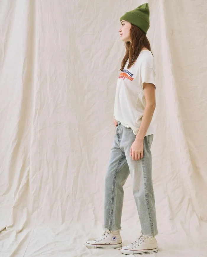 CollectionTees and Sweats The Great Limited Edition The Women039s Rights Boxy Crew Washed White