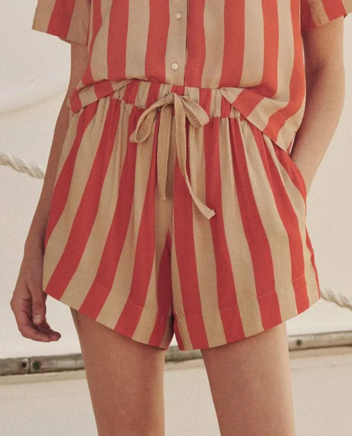 Collection The Great The Bonfire Short Sunset Stripe