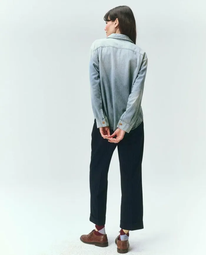 Collection The Great The Harbor Shirt Asphalt Wash