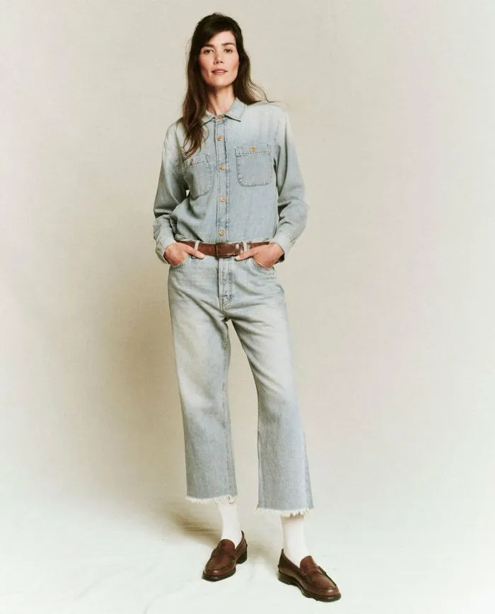 Collection The Great The Harbor Shirt Asphalt Wash