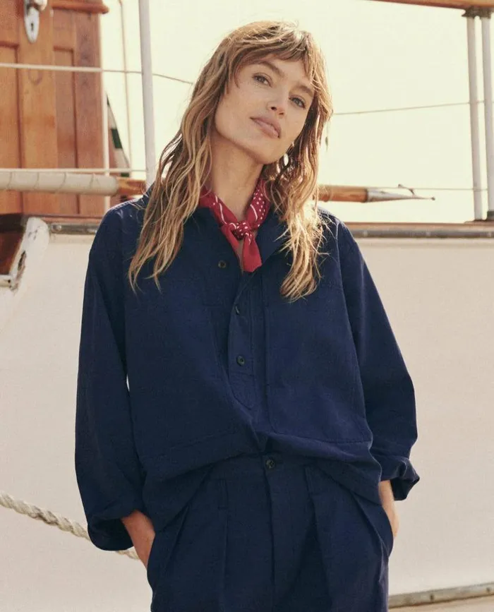 Collection The Great The Railway Shirt French Blue