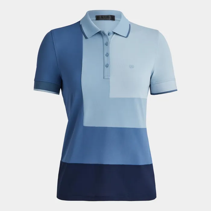 Colour Block Tech Piqu Polo Fjord Women GFORE Tops