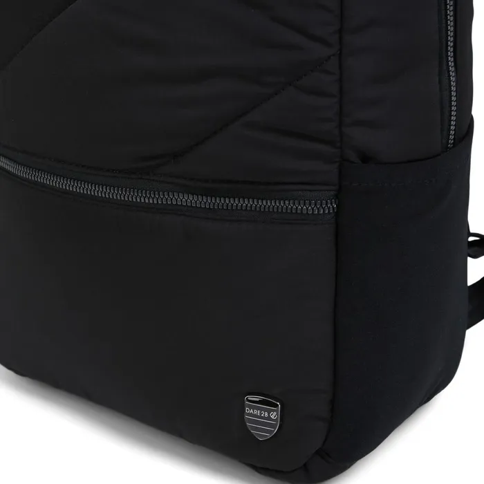 Dare 2b Bags and Rucksacks Luxe Quilted Backpack Black 8211 WomenMenKids