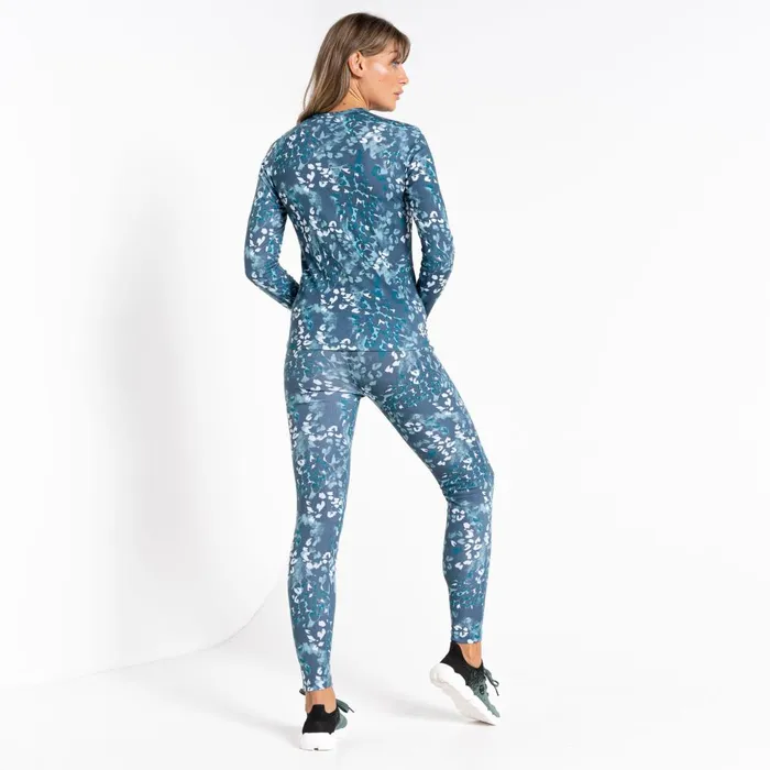 Dare 2b Base Layers Exchange II Thermal Base Layer Set Canton Green Animal Print 8211 Women