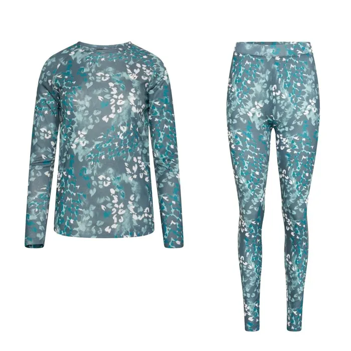 Dare 2b Base Layers Exchange II Thermal Base Layer Set Canton Green Animal Print 8211 Women