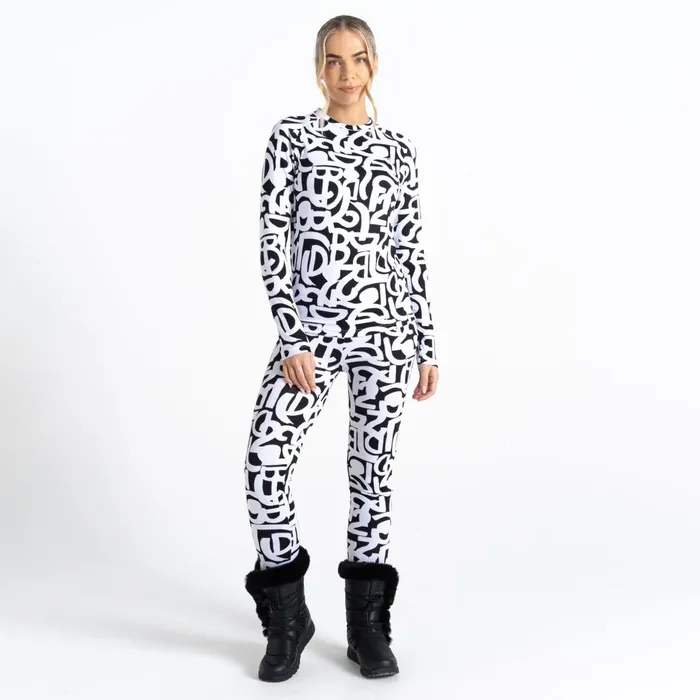 Dare 2b Base Layers Exchange III Base Layer Set Black and White Graffiti 8211 Women Dare 2b Base Layers Exchange III Base Layer Set Black and White Graffiti 8211 Women