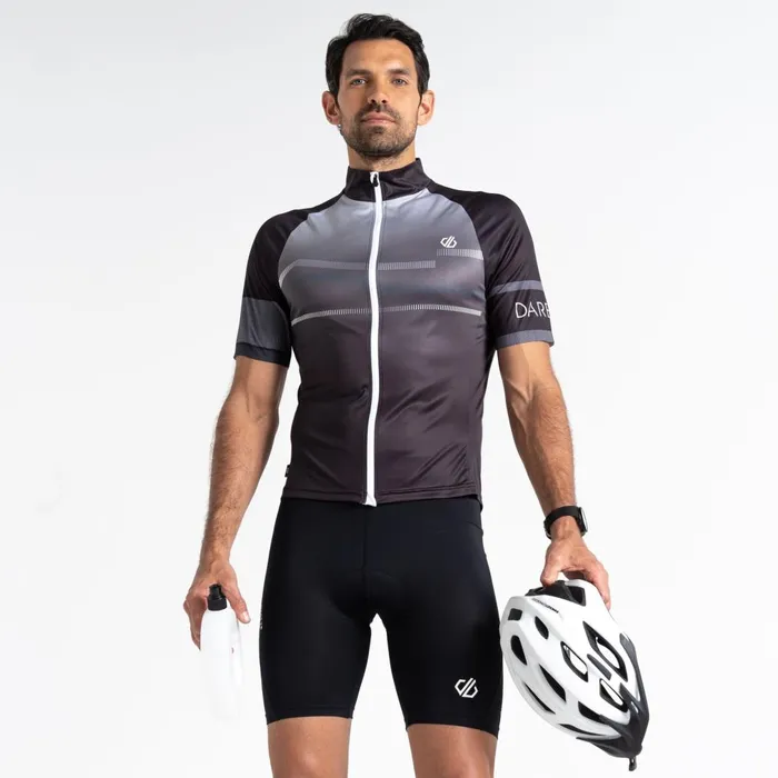 Dare 2b Cycling Jerseys AEP Revolving Short Sleeved Jersey Black 8211 Men