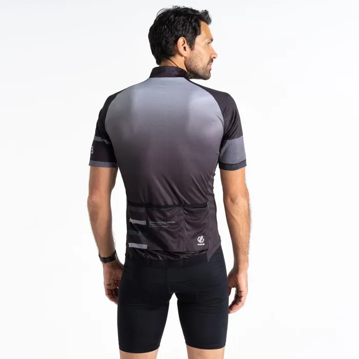 Dare 2b Cycling Jerseys AEP Revolving Short Sleeved Jersey Black 8211 Men
