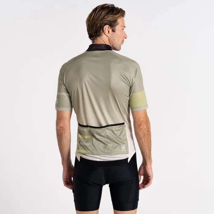 Dare 2b Cycling Jerseys AEP Revolving Short Sleeved Jersey Oil Green 8211 Men