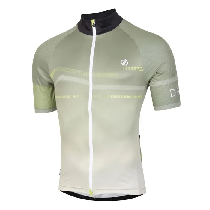 Dare 2b Cycling Jerseys AEP Revolving Short Sleeved Jersey Oil Green 8211 Men