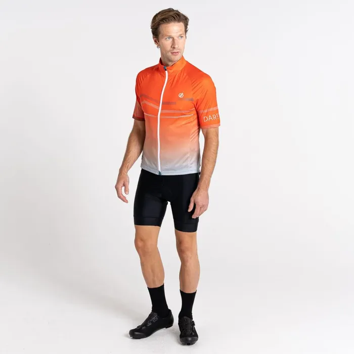 Dare 2b Cycling Jerseys AEP Revolving Short Sleeved Jersey Trail Blaze Red 8211 Men