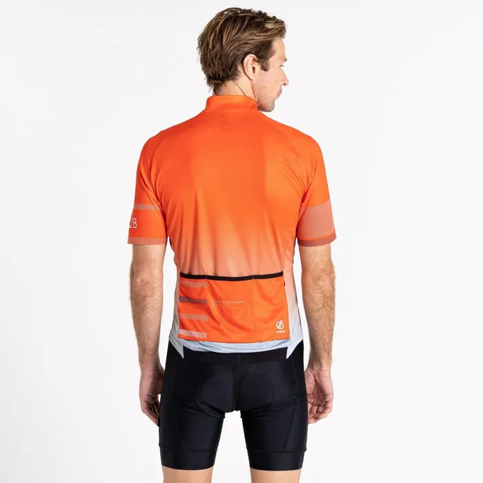 Dare 2b Cycling Jerseys AEP Revolving Short Sleeved Jersey Trail Blaze Red 8211 Men