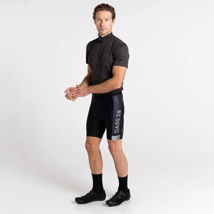 Dare 2b Cycling Shorts AEP Virtuosity Reflective Cycling Shorts Black White 8211 Men
