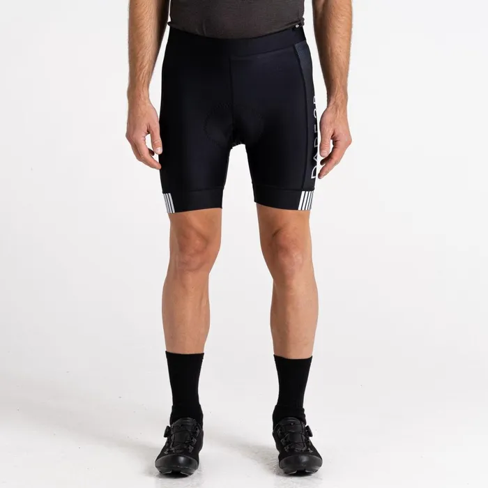 Dare 2b Cycling Shorts AEP Virtuosity Reflective Cycling Shorts Black White 8211 Men